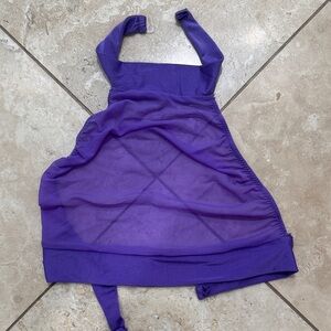 Iheartraves Purple Sheer Halter Bralette